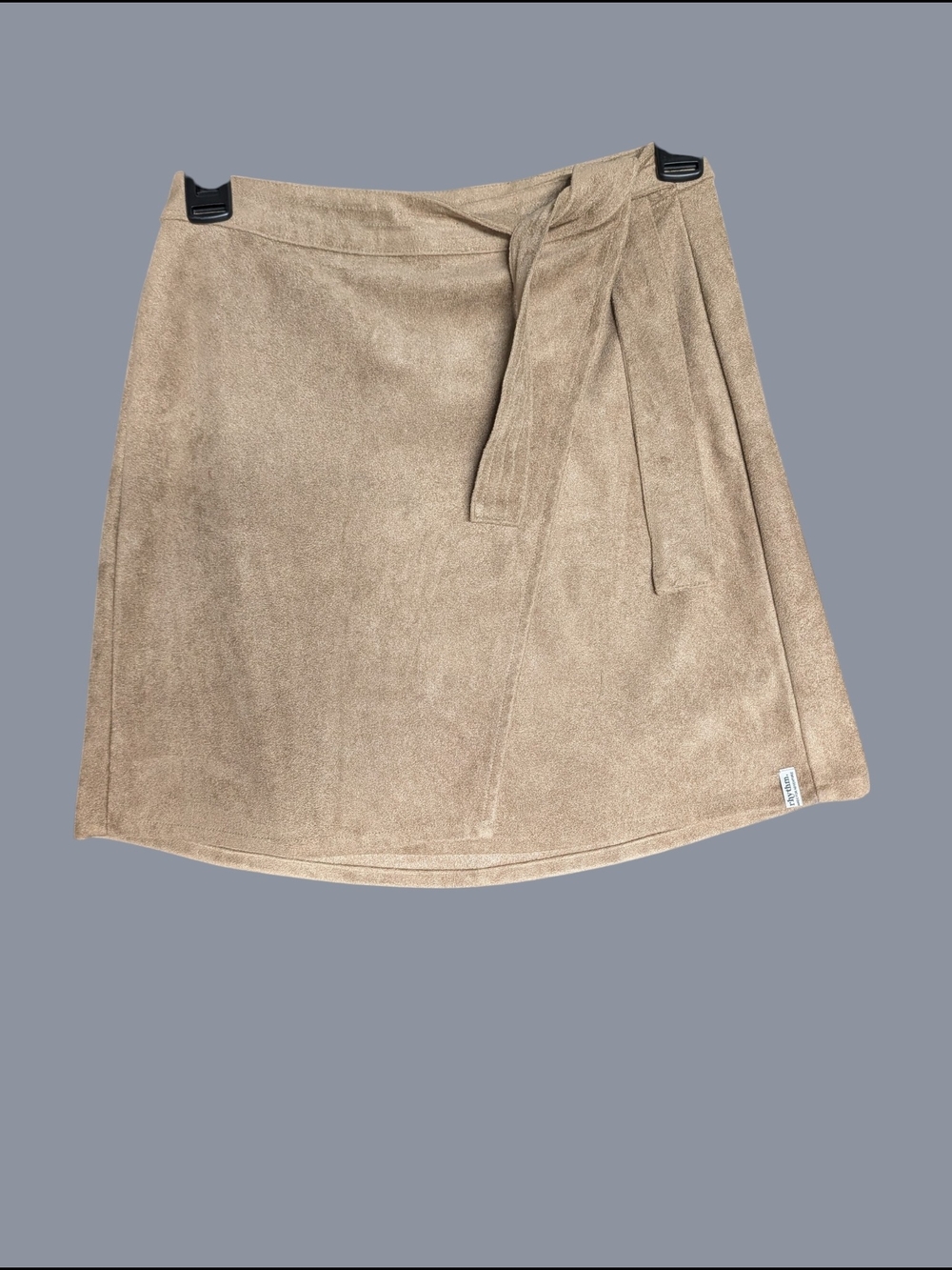 Rhythm Made For Adventure Wrap Suede Mini Skirt - Tan